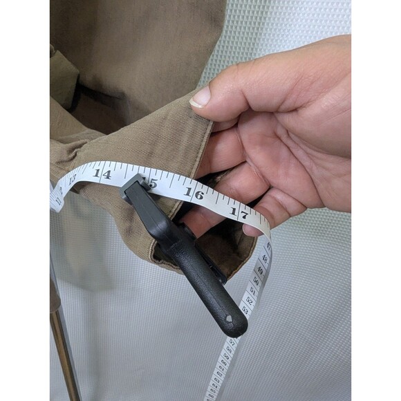 Guess Capri Overalls Y2K Brown Olive Khaki Size Medium Steampunk RARE (L04) - Picture 8 of 9